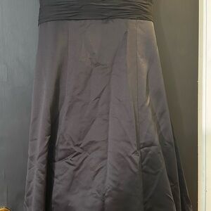 Elegant Black Strapless Dress